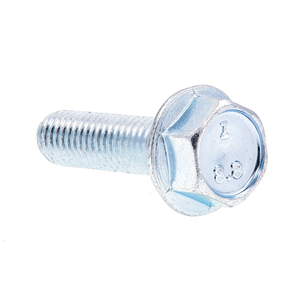 Prime-Line Flange Bolts, Class 8.8 Metric M8-1.25 X 30MM Zinc Plated Steel 25PK 9089506 - main